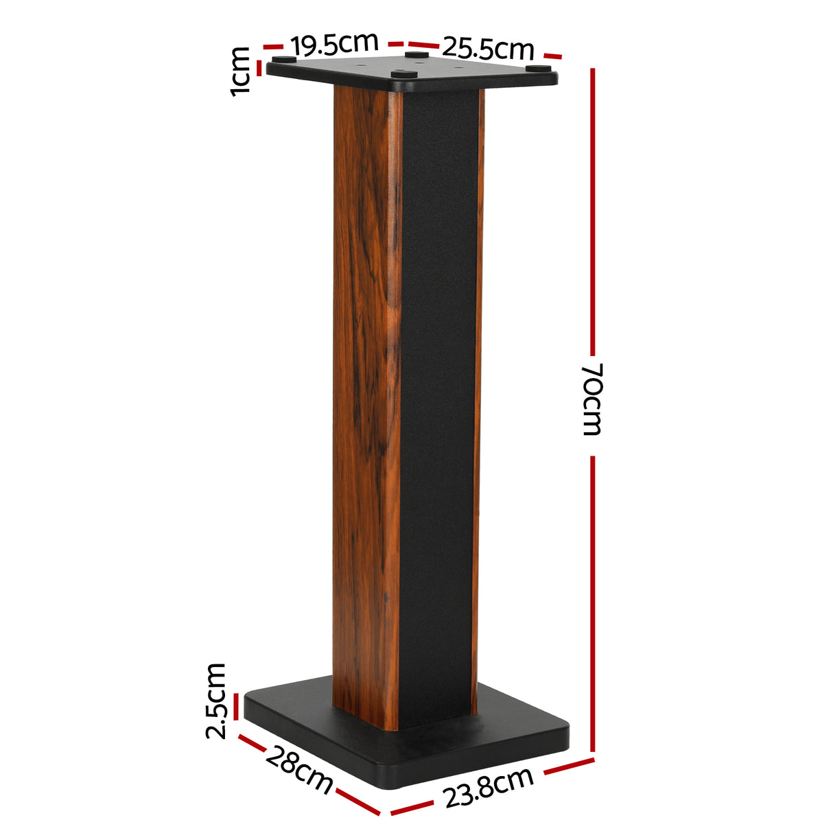 Premium 70cm Speaker Stands Set of 2