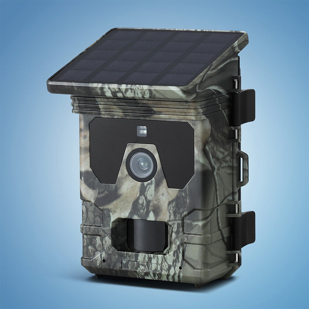 Solar-Powered 4K Wildlife Trail Camera with 50MP Imaging