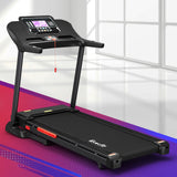 Everfit Treadmill Electric Auto Incline Home Gym Fitness Exercise Machine 520mm - Close-Up Angle