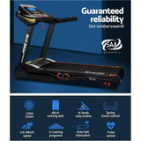 Everfit Treadmill Electric Auto Incline Home Gym Fitness Exercise Machine 480mm - Top-Down View