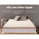 Giselle Bedding Latex Mattress Topper 5cm Double