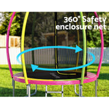 Everfit 6FT Trampoline for Kids w/ Ladder Enclosure Safety Net Rebounder