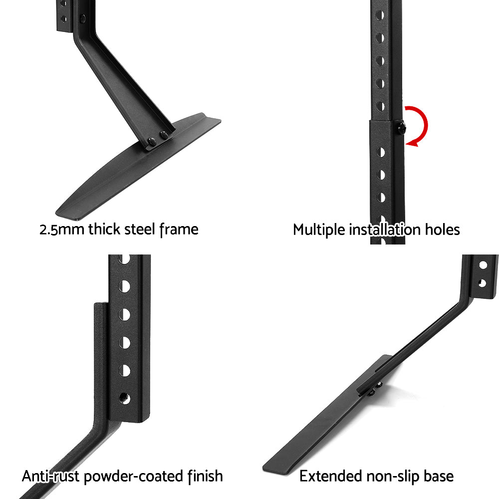 Sleek Adjustable TV Stand Mount for 32 - 70" Flat Panel TVs