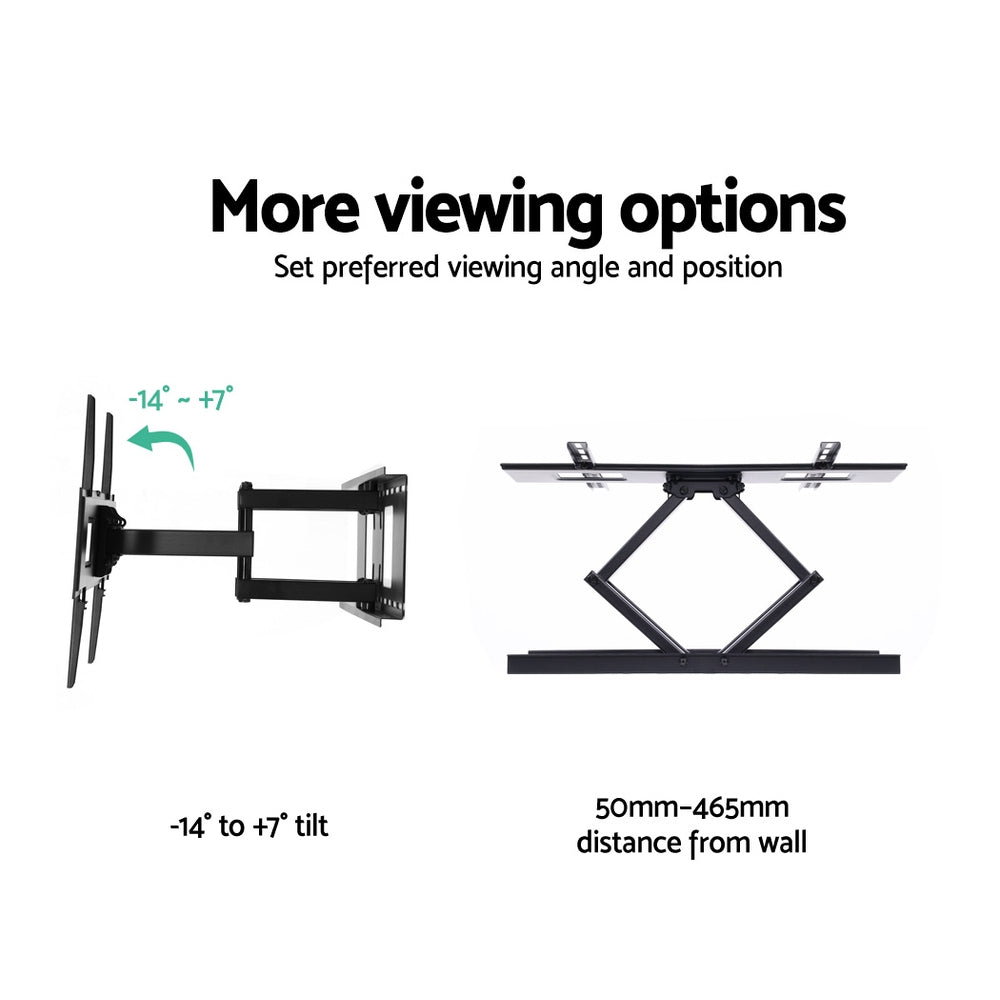 Artiss Full Motion TV Wall Mount Bracket for 32"-70" LED LCD Screens with Dual Strong Arms