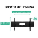 Artiss Full Motion TV Wall Mount for 32"-80" Screens - Heavy-Duty Dual Arm Bracket