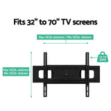 Artiss Full Motion TV Wall Mount Bracket for 32" to 70" LED LCD Screens with Strong Triple Arms