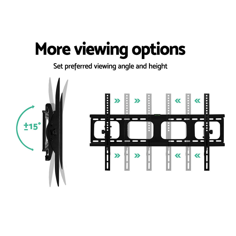 Artiss Heavy-Duty TV Wall Mount for 42"-90" LED LCD Screens - Slim Low Profile with Tilt Function