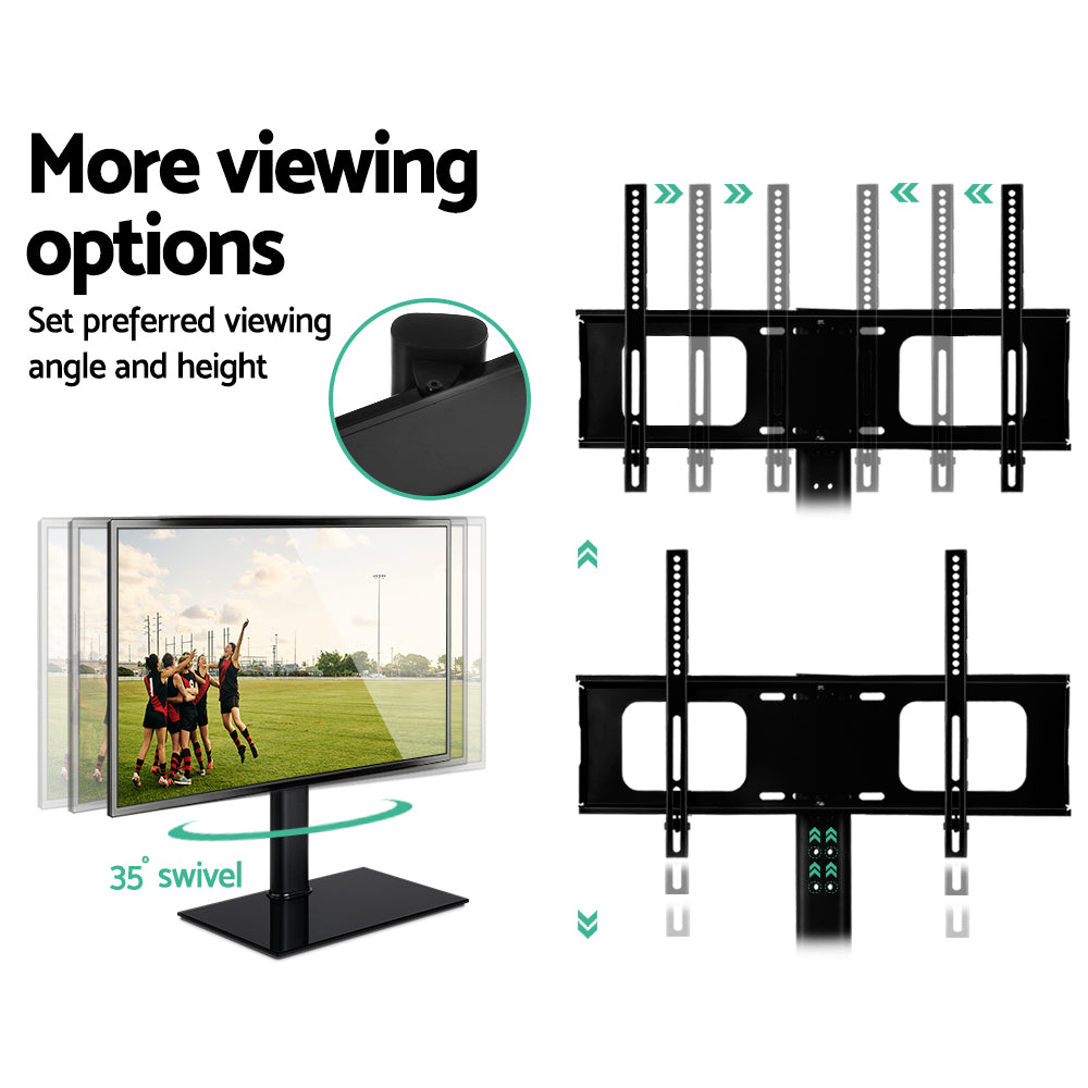 Artiss Swivel Tabletop TV Stand Mount for 32"-70" LED LCD Plasma Screens