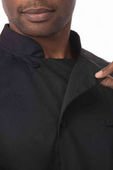 Montreal Cool Vent Men's Black L Chef Jacket by Chef Works