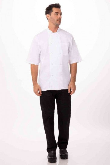 Montreal Cool Vent Men's White L Chef Jacket by Chef Works