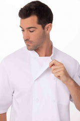 Montreal Cool Vent Men's White L Chef Jacket by Chef Works