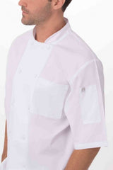 Montreal Cool Vent Men's White L Chef Jacket by Chef Works