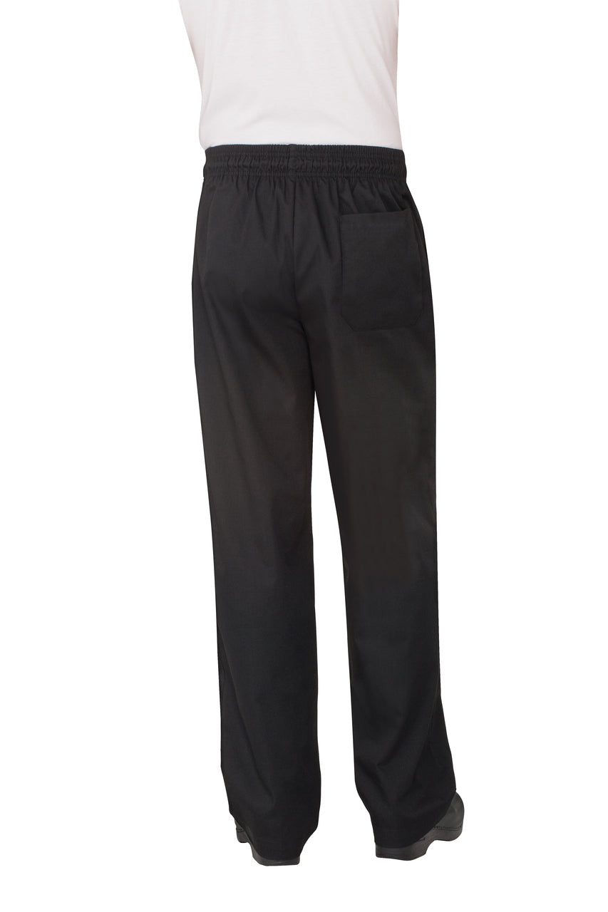 Essential Men's Black 3XL Baggy Chef Pants by Chef Works