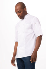 Volnay Men's White M Chef Jacket by Chef Works