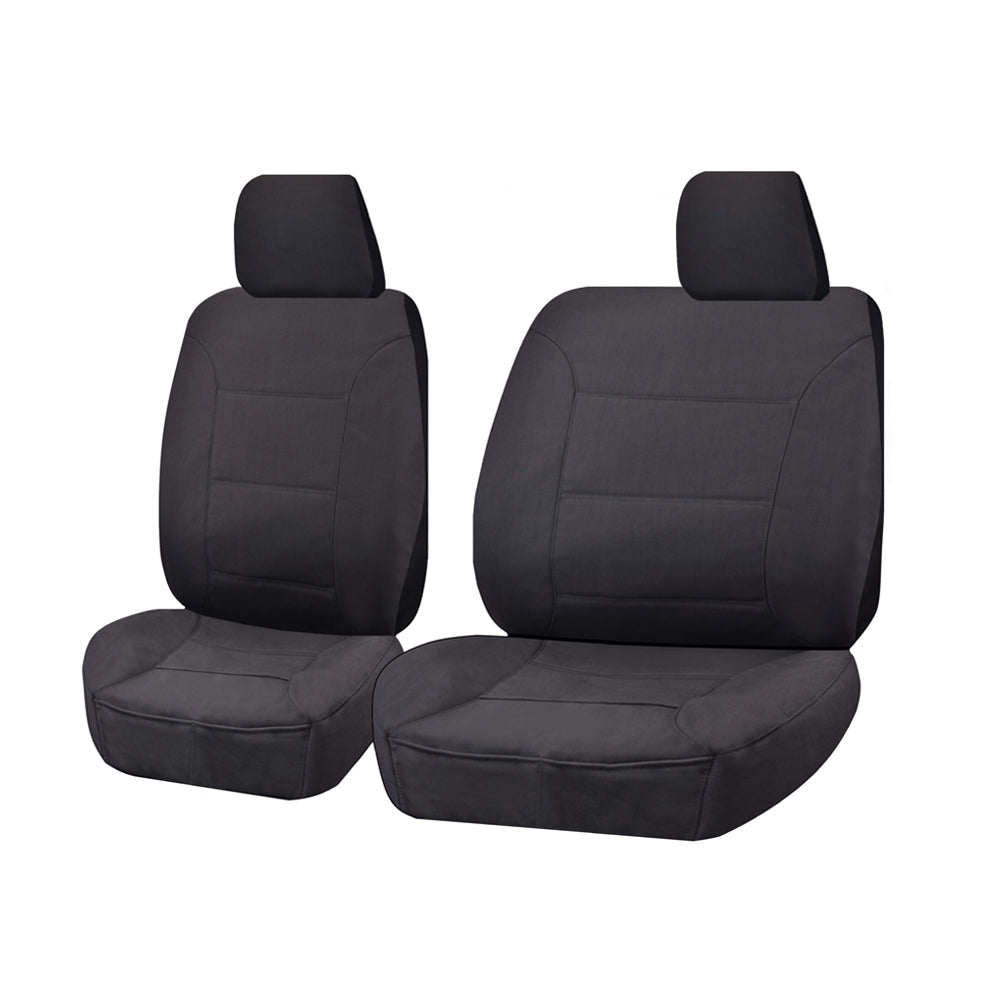 Custom-Fit All Terrain Canvas Seat Covers for Chevrolet Colorado RG Series Single Cab (2012-2016)