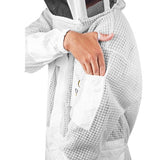 OZBee Premium Full Suit 3 Layer Mesh Ultra Cool Ventilated Round Head Beekeeping Protective Gear Size  S