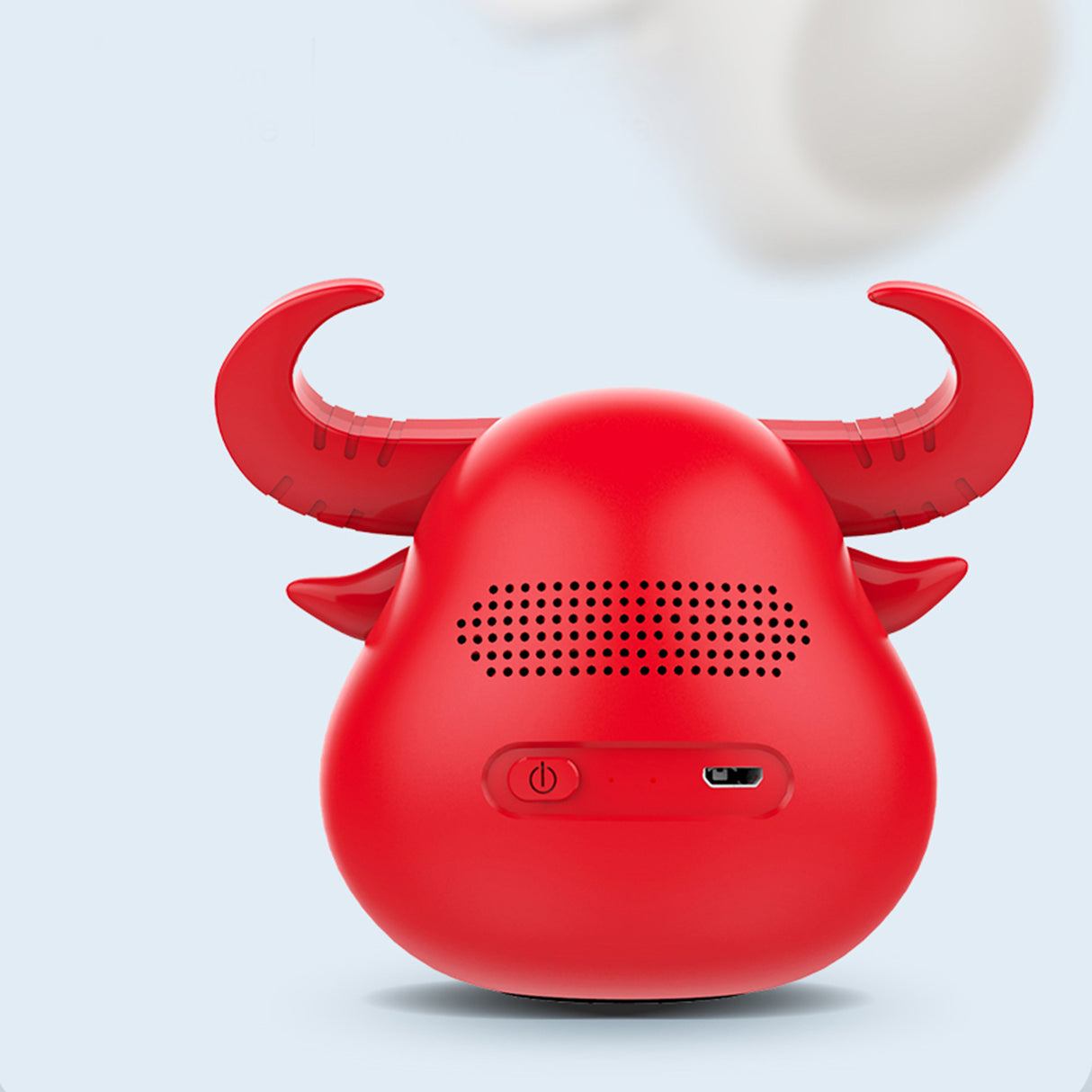 Fitsmart Bluetooth Animal Face Speaker Portable Wireless Stereo Sound - Red