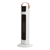 Pursonic Electric Ceramic Tower Heater Portable Oscillating Remote Control - White