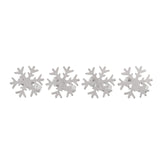 Bread and Butter Napkin Rings - Snow Flake - 4 Pack