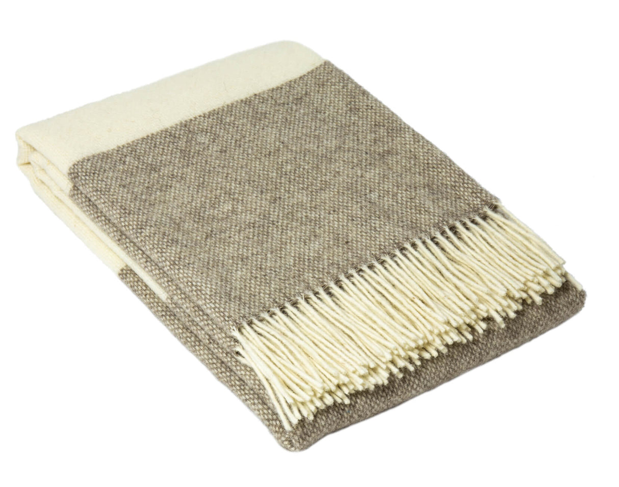 Cozy Stone Brighton Throw - 100% New Zealand Wool