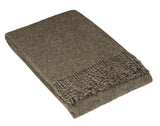 Elegant Cambridge Throw - Premium New Zealand Wool - Natural