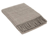 Chiswick Luxury Throw - Cashmere & Merino Wool Blend - Neutral Stone