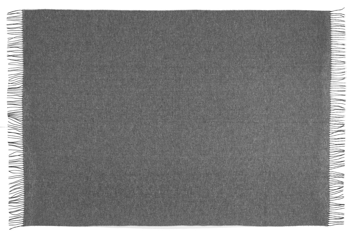 Slate Paddington Merino Wool Blend Throw Blanket