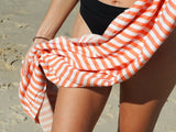 CORAL PORTSEA TURKISH COTTON BEACH TOWEL