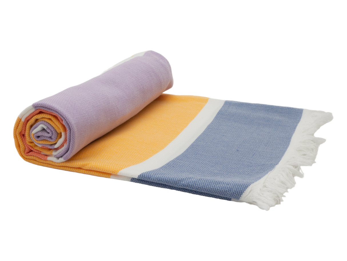 Sorrento Quick-Dry Turkish Cotton Beach Towel - Summer Edition