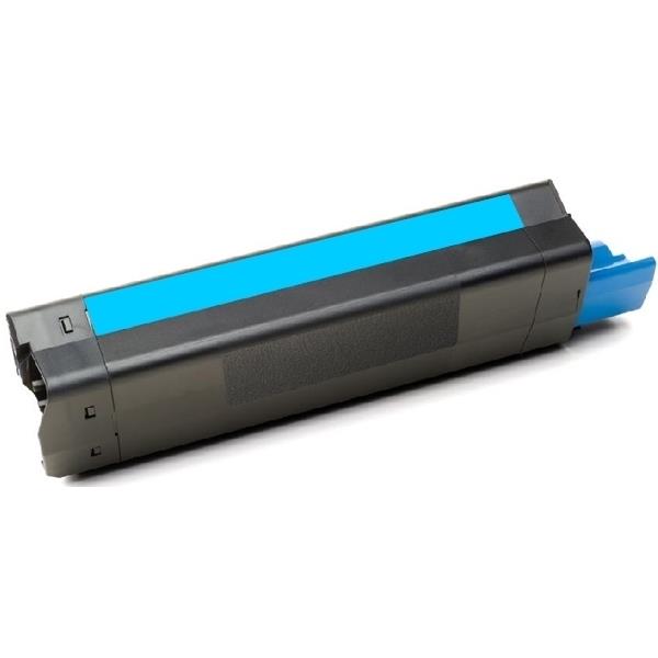 Compatible Premium Cyan Toner Cartridge for OKI C5650 C5750 - Model 43872311