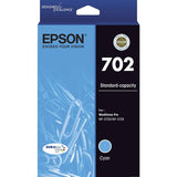 EPSON 702 CYAN INK DURABRITE WF-3720 WF-3725 - Front View