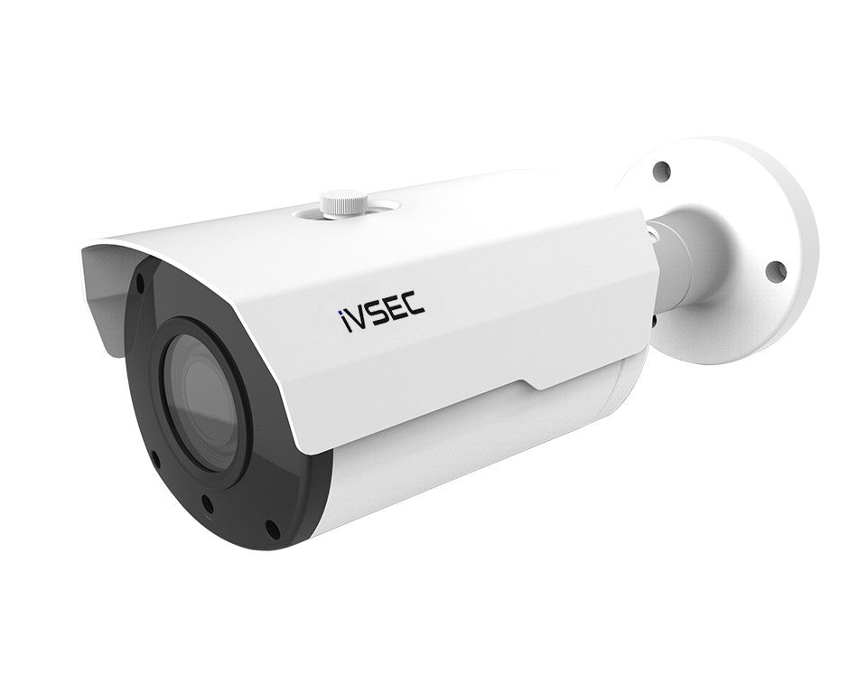 IVSEC 5MP Motorized Bullet IP Camera with 2.8-12mm Lens, POE, Vandal Resistant, IP66, 40M IR