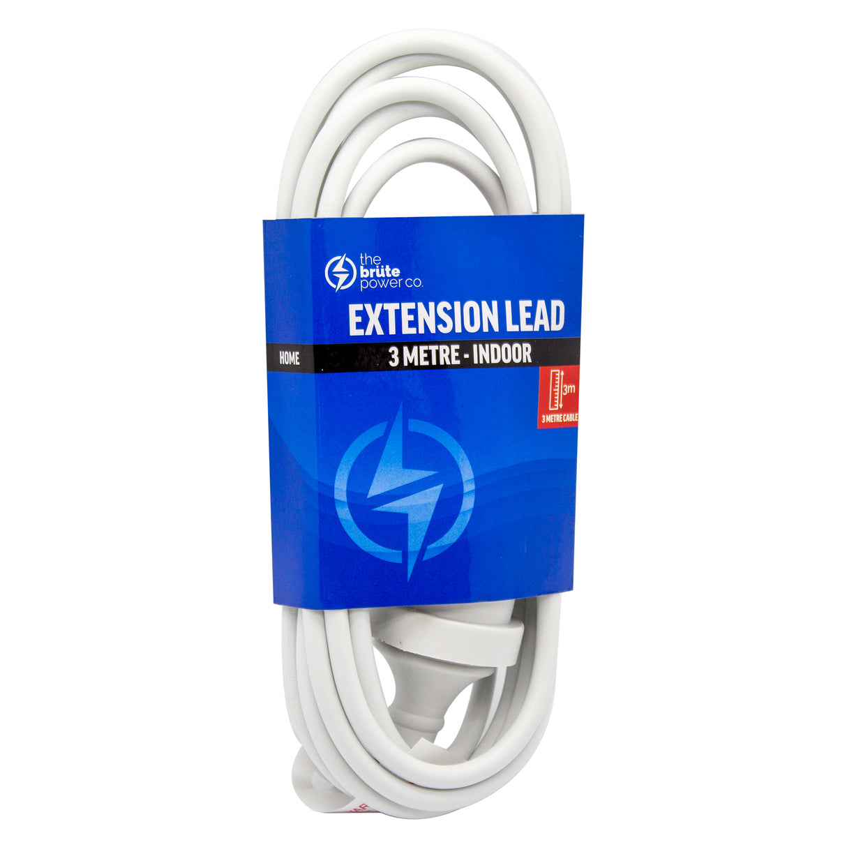 THE BRUTE POWER CO. 3-Metre Extension Cord with Overload Protection