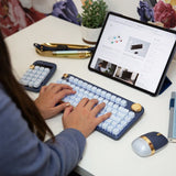 IZO Colorful Bluetooth Keyboard in Blue