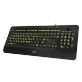 AZIO Vision Large Print 5C Backlit Keyboard