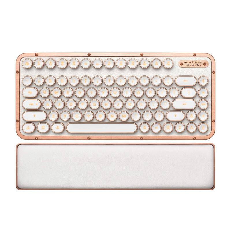 AZIO Vintage Mini Keyboard White