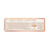 AZIO Vintage Bluetooth Keyboard in White