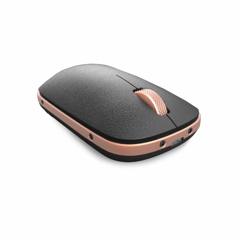 AZIO Retro Wireless Bluetooth Mouse - Black and Rose