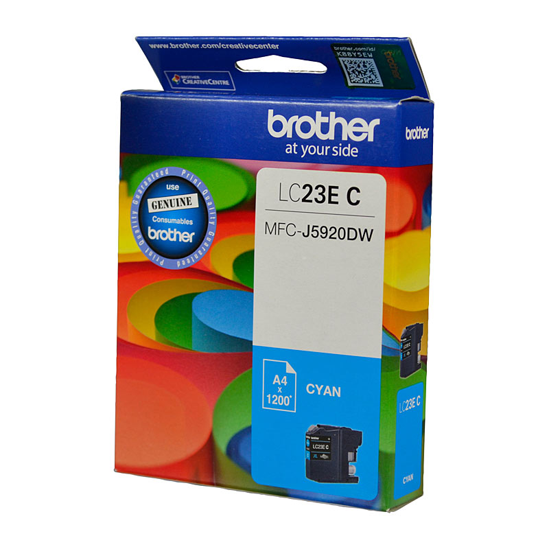 BROTHER LC23E Cyan Ink Cartridge