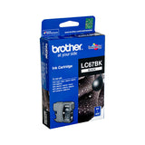 Brother LC-67BK Black Ink Cartridge - DCP-385C/395CN/585CW/6690CW/J715W, MFC-490CW/5490CN/5890CN/6490CW/6890CDW/790CW/795CW/990CW- up to 450 pages - Front View