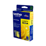 BROTHER LC67 Yellow Ink Cartridge - Front View