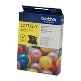 Brother LC-77XLY Yellow Super High Yield Ink Cartridge - MFC-J6510DW/J6710DW/J6910DW/J5910DW - up to 1200 pages - Front View