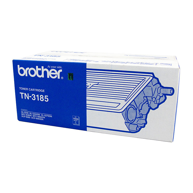 Brother TN-3185 Mono Laser Toner- High Yield- MFC-8460N/8860DN, HL-5240/5250DN/5270DN- up to 7000 pages