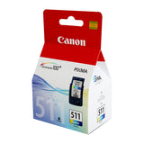 CANON CL511 Colour Ink Cartridge - Front View