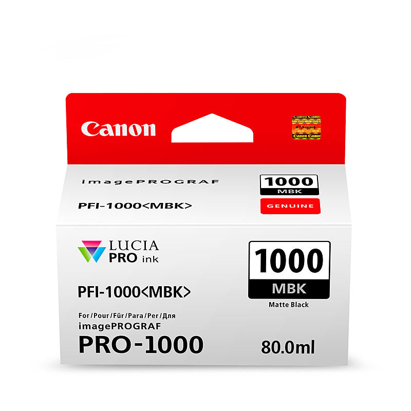 CANON PFI1000 Mat Black Ink Cartridge