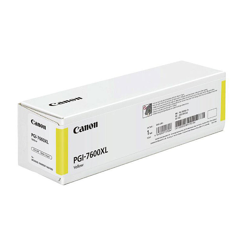 CANON PGI7600XL High-Yield Yellow Ink Cartridge