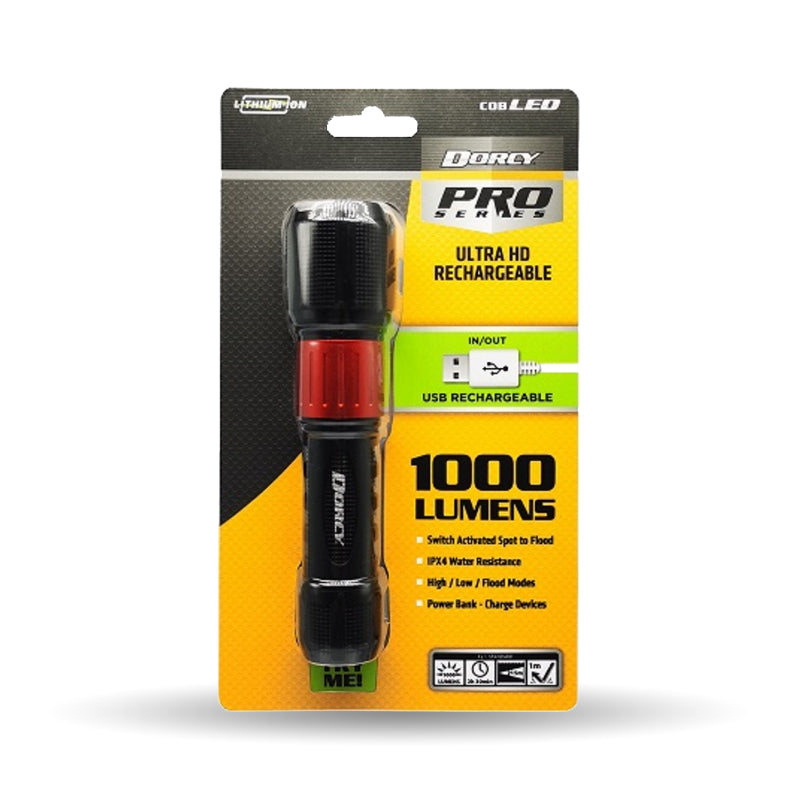 DORCY 1000 Lumens Flashlight