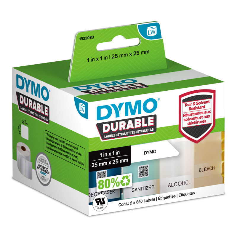 DYMO LabelWriter Durable 25x25mm Labels