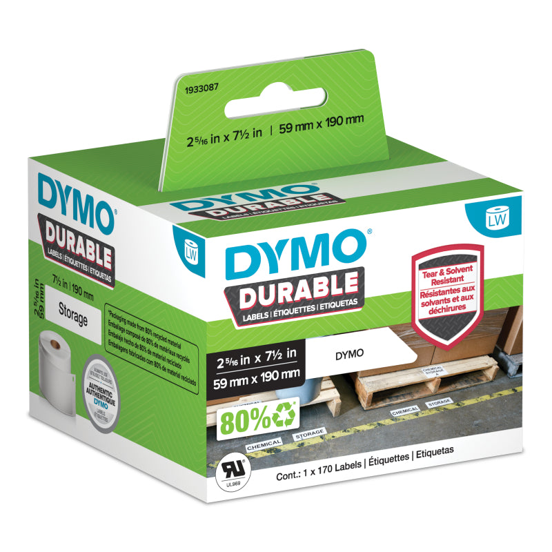 DYMO LabelWriter Durable 59x190mm Thermal Labels