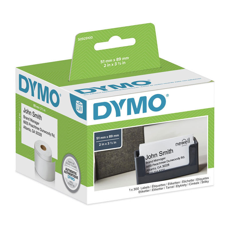 DYMO LabelWriter 51mm x 89mm Premium White Labels